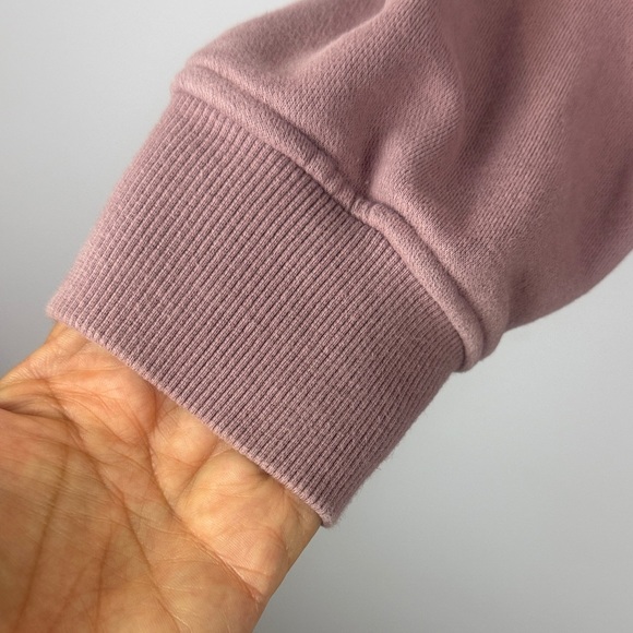 ZYIA Cotton Blend Dusty Rose Quarter-Zip Pullover Size Large - Picture 5 of 9